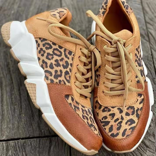 Title 5, Large Size Thick-soled Casual Sneakers with Col...