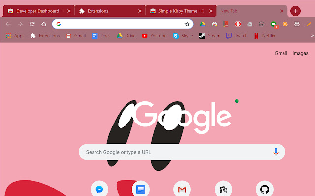 Kirby Chrome Themes - ThemeBeta