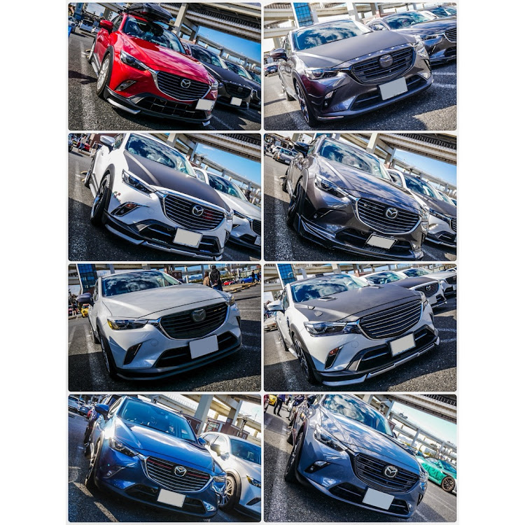 CX-3の地震被害地の一日も早い復興を祈ります・大黒パーキングプチオフ・入れ替わり立ち代り・遠路はるばるお疲れさまでしたヾ(´▽｀*)ゝに関するカスタム事例の投稿画像3枚目