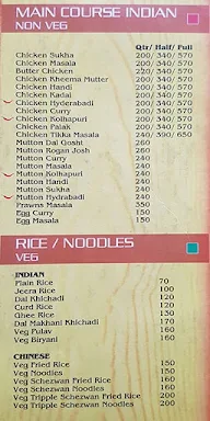 Mayur Punjab menu 3