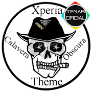 Xperia Theme Calavera Obscura Z MOD