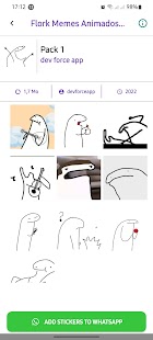 App flork memes Animados stickers Android app 2022 