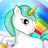 Unicorn games for kids icon