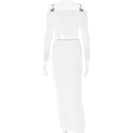 Title 10, Womens Lace Hollow Backless Two-piece Set for ...