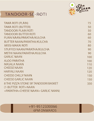 8 The Pizza Stone menu 5