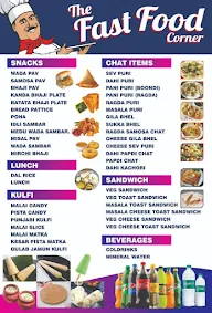 The Fast Food Corner menu 2