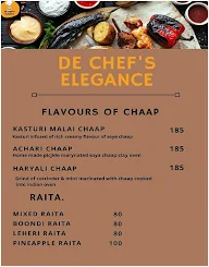 De Chef`S Elegance menu 8