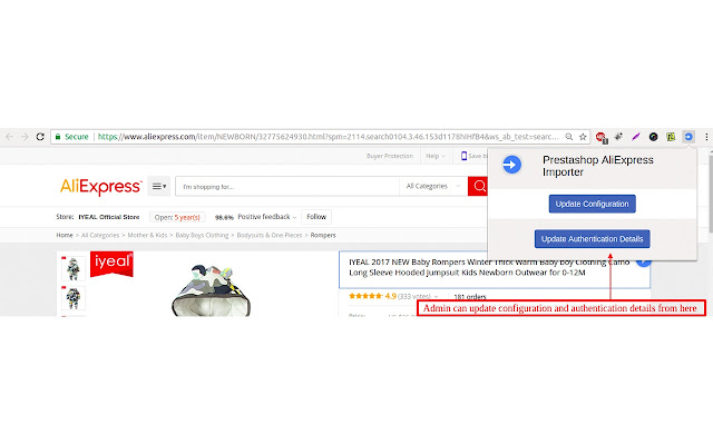 Prestashop AliExpress Importer