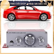 [Hàng Hot] Bộ Khuếch Đại Âm Thanh Hifi Kỹ Thuật Số Mini Cho Ô Tô Cd Dvd Mp3 Fm【Carbon070】