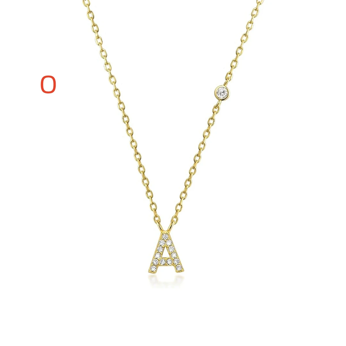 Title 21, Mode sieraden luxe gouden kleur A-Z 26 letters ...