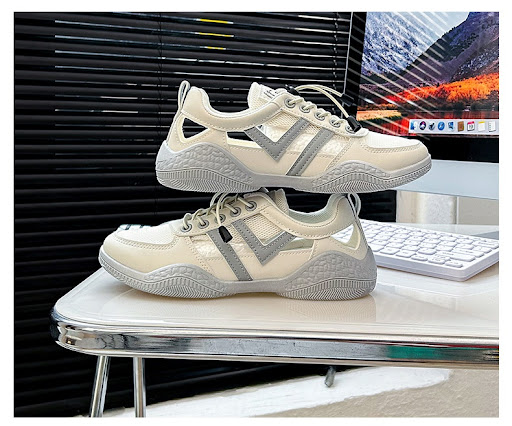 Title 2, Ins Breathable White Mesh Shoes Womens, Lightw...