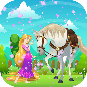 Princess Rapunzel with Horse 1.0 Icon