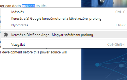 DictZone angol magyar szótár Preview image 0