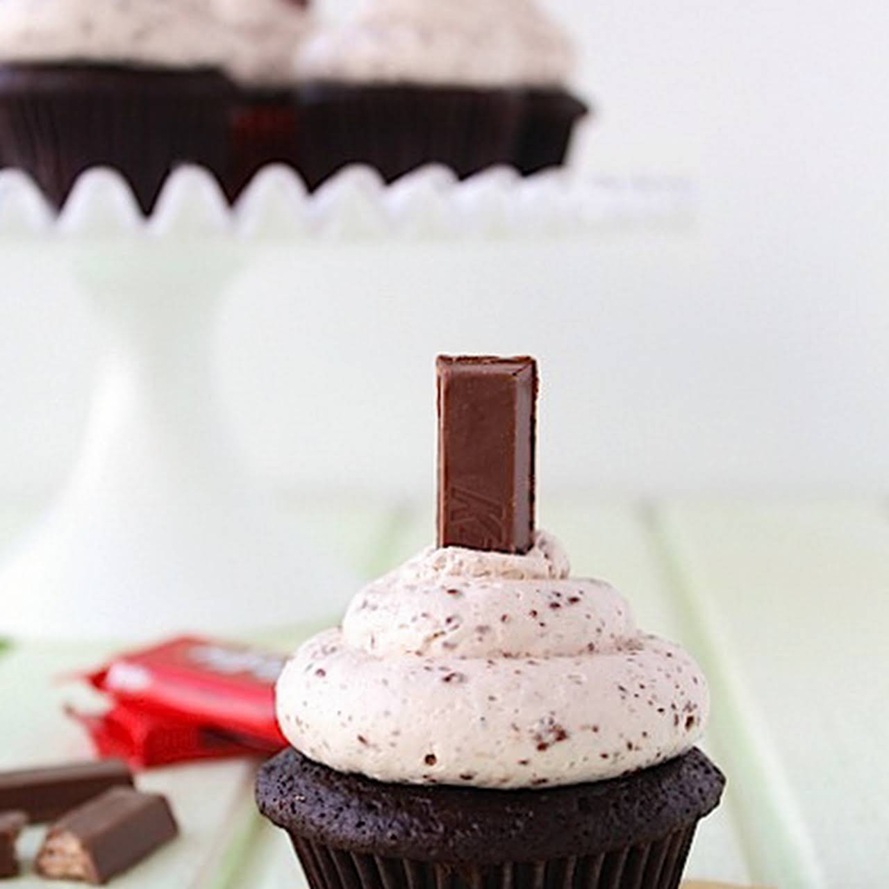 Kit Kat Cupcakes - A Classic Twist