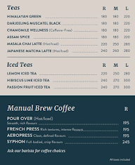 Third Wave Coffee Roasters menu 3