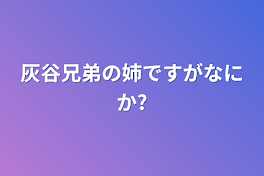 灰谷兄弟の姉ですがなにか?