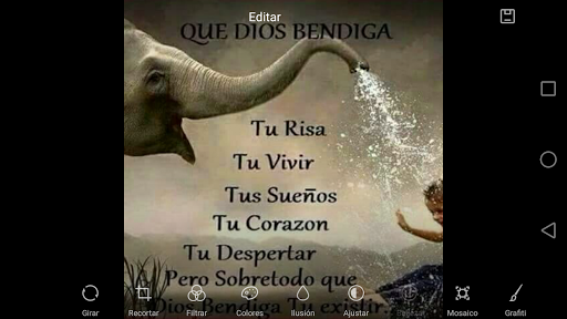Saludos y Bendiciones