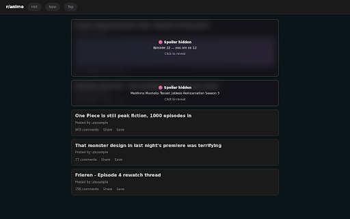 AniDeck — Spoiler Shield, Stats & Episode Companion screenshot 1