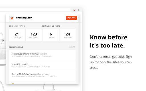 Inbox Preview by TrustedSite