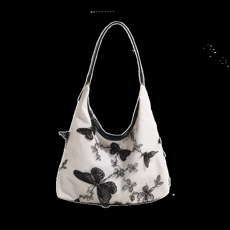 Title 6, Womens Underarm Bag Butterfly Large Capacity S...