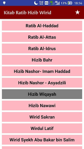 Kitab Ratib Hizib Wirid