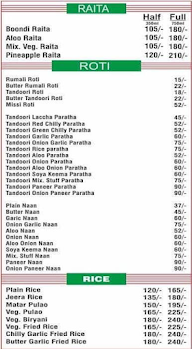 Sms Food Villa Pure Veg. Vasundhara menu 6