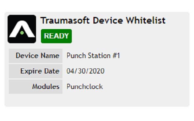 Traumasoft Device Whitelist chrome extension