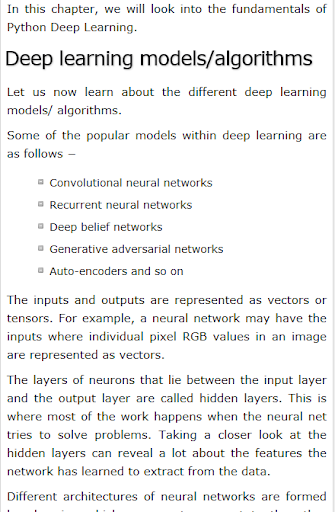 Learn Python Deep Learning