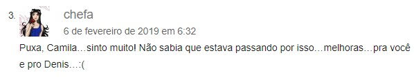 comentário premiado