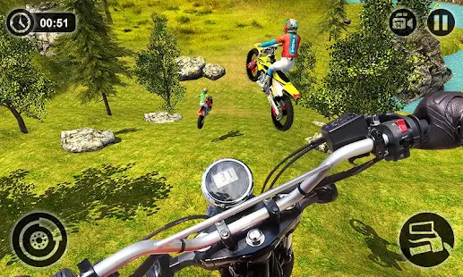  Uphill Offroad Motorbike Rider- 스크린샷 미리보기 이미지  