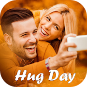 Hug Day sms & Wallpaper - hug day 2018  Icon