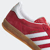 gazelle indoor scarlet / footwear white / scarlet