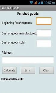 Finished Goods Calculator(圖1)-速報App