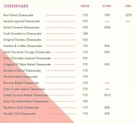 Love & Cheesecake menu 3