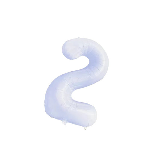 Title 2, White Big Number Shot Ins Birthday Balloon Part...
