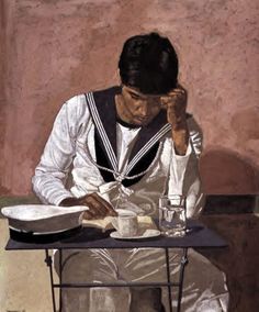 Sailor Reading in a Cafe by Yannis Tsarouchis (1910-1989).jpg