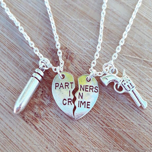 Title 1, Heart-shaped "Partners In Crime" bullet pistol ...