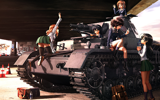 Girls und panzer 01 - 1600x900