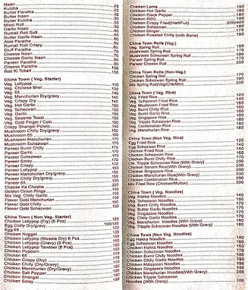 Best Choice Restaurant menu 