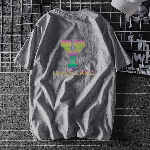 Title 10, Colorful Reflective Summer Short-Sleeved T-Shir...