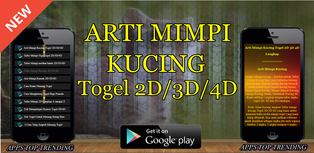 скачать Arti Mimpi Kucing Togel 2d 3d 4d Lengkap 10 Apk