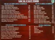 Local Bites menu 2