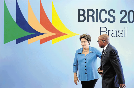 President Jacob Zuma is welcomed by Brazilian President Dilma Rousseff at the start of the sixth Brics Summit currently being held at Centro de Eventos do Cearà in Fortaleza, Brazil.