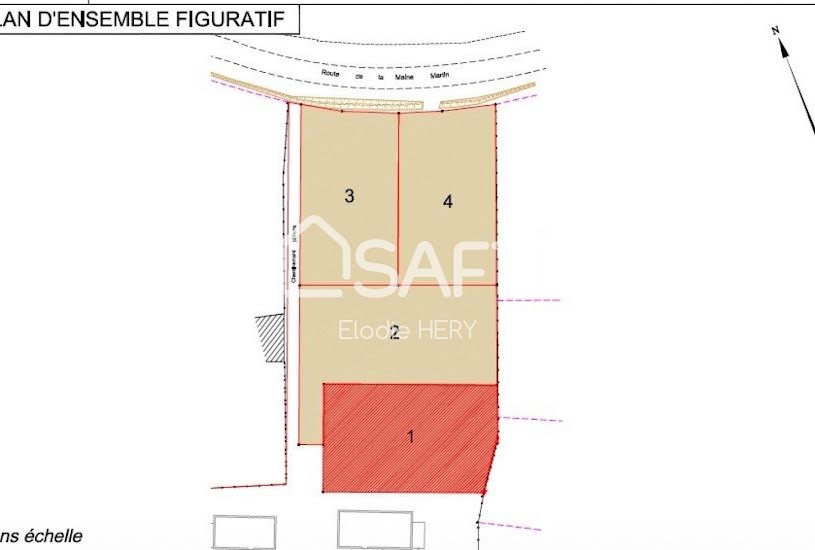  Vente Terrain à bâtir - 483m² à Saint-Sulpice-et-Cameyrac (33450) 