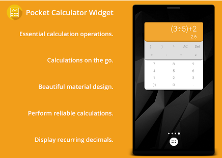 Pocket Calculator Widget 1.1 APK + Mod (Uang yang tidak terbatas) untuk android