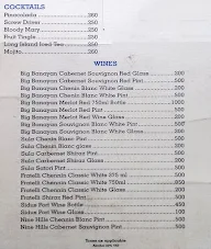 Angel's Resort menu 2