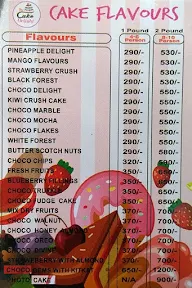 The Cake Delight menu 1