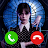 wednesday addams chat and call icon