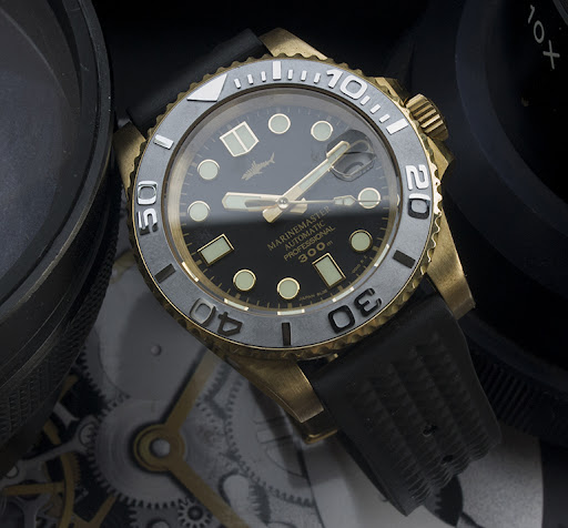 Title 4, Vintage Bronze Water Ghost diving watch. Dive w...