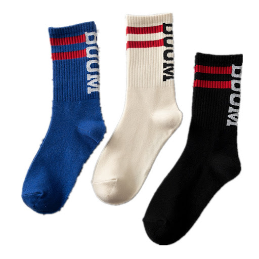 Title 7, Mens Fashion Casual Mid-calf Cotton Socks